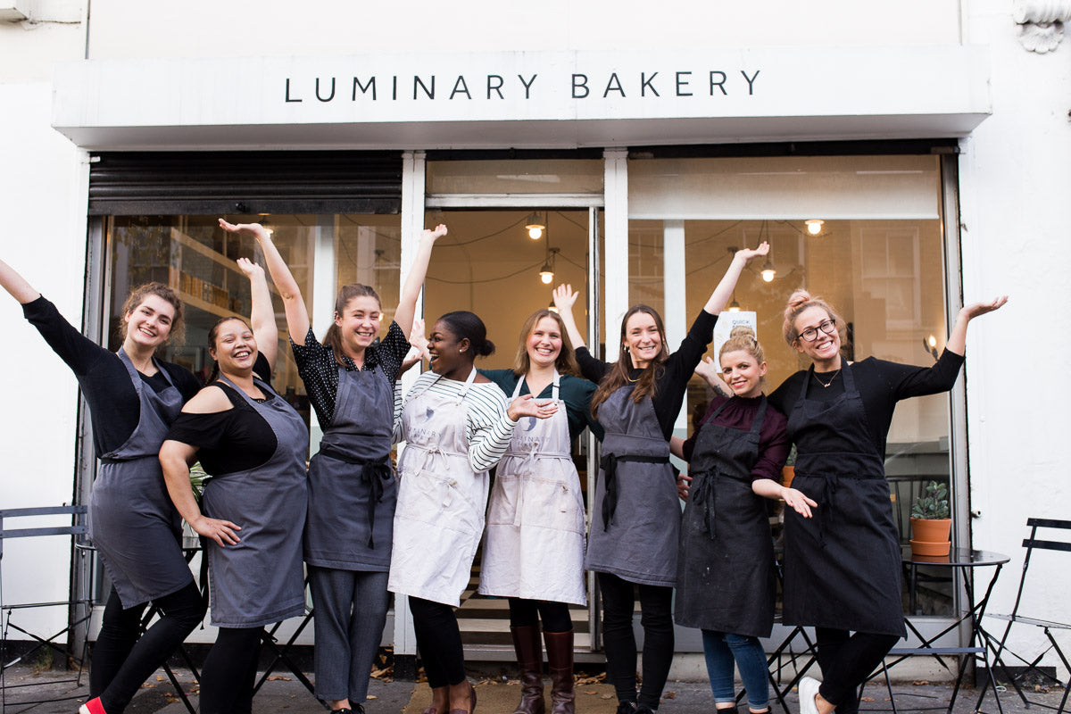 Luminary Team outside of Allen Road Bakery