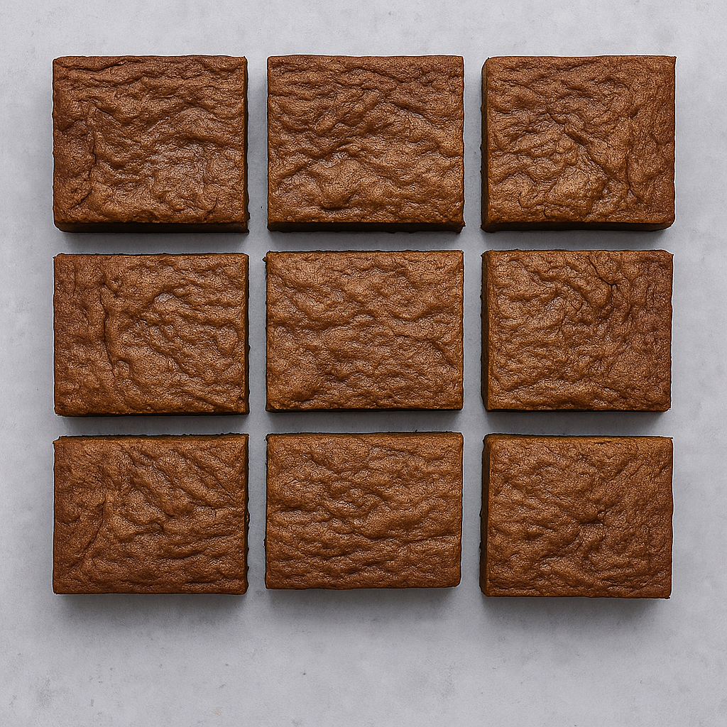 [Bitesize] Classic Chocolate Letterbox Brownies [Flourless]