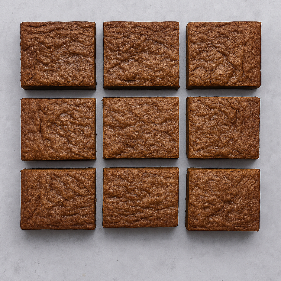 [Bitesize] Classic Chocolate Letterbox Brownies [Flourless]