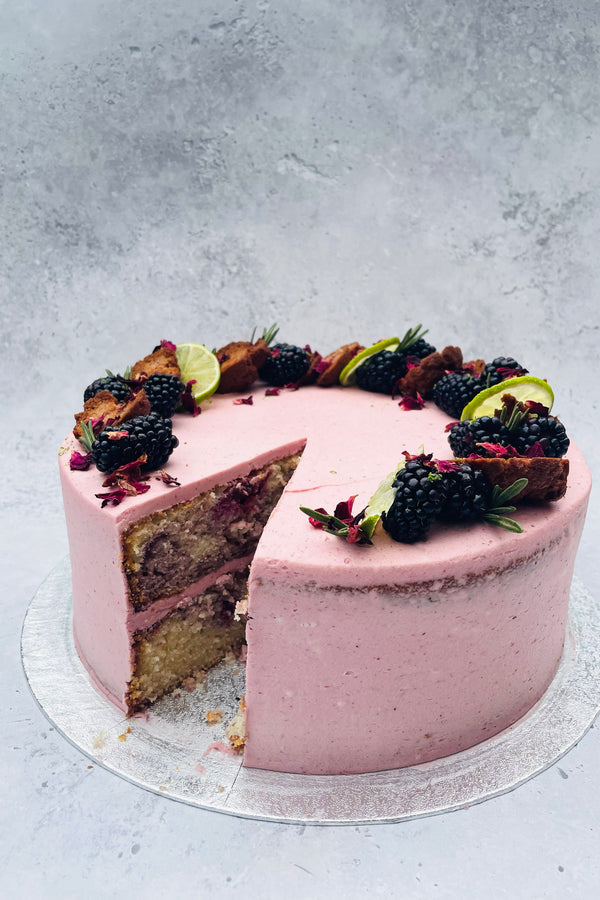 Blackberry and Lime Cake