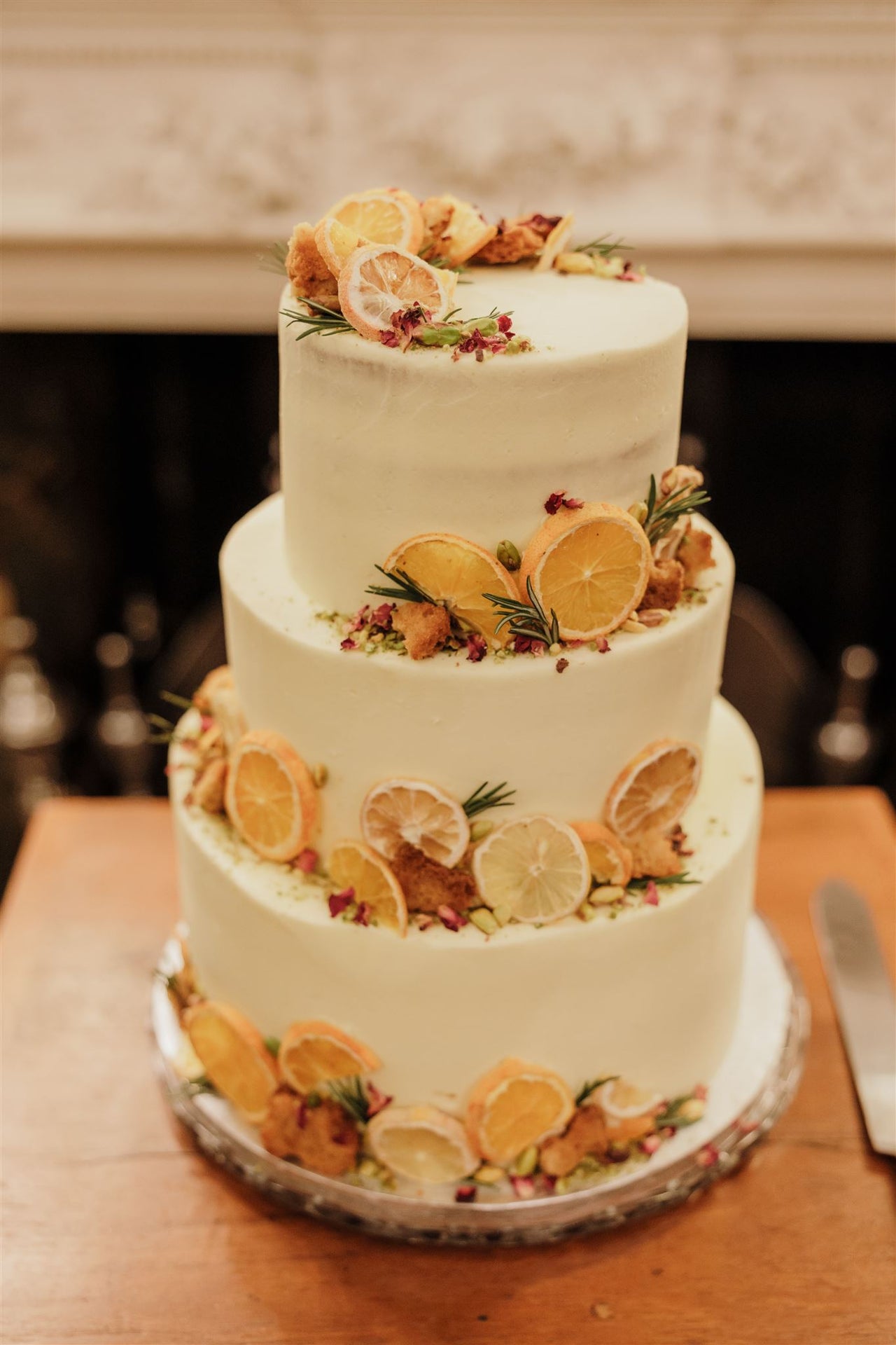 Three Tier Classic Celebration Wedding Cake