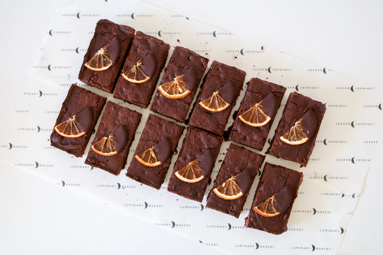 Chocolate Orange Letterbox Brownies [Flourless]