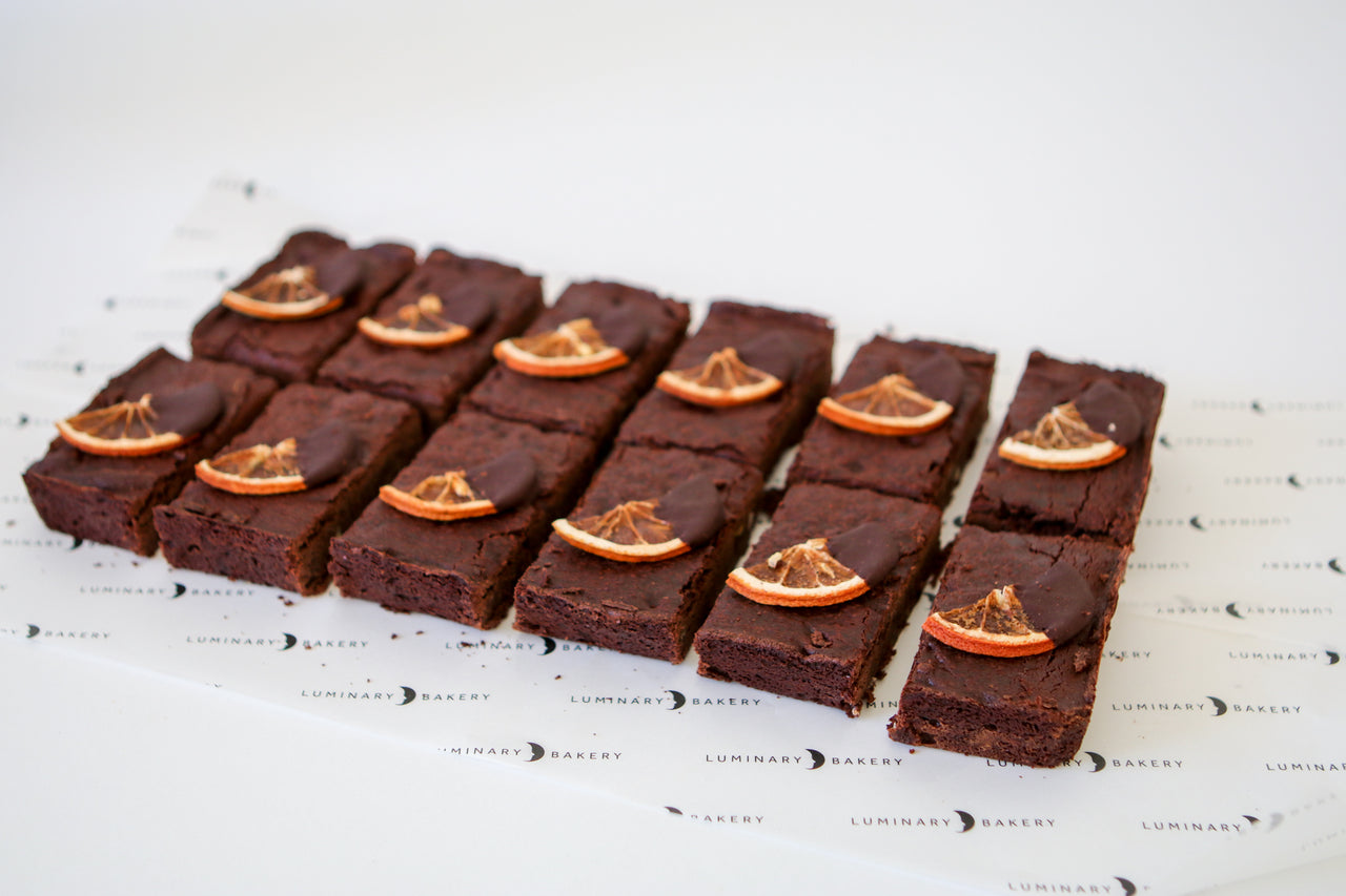 Chocolate Orange Letterbox Brownies [Flourless]