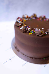 Chocolate Buttercream Birthday Cake