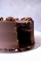 Chocolate Buttercream Birthday Cake