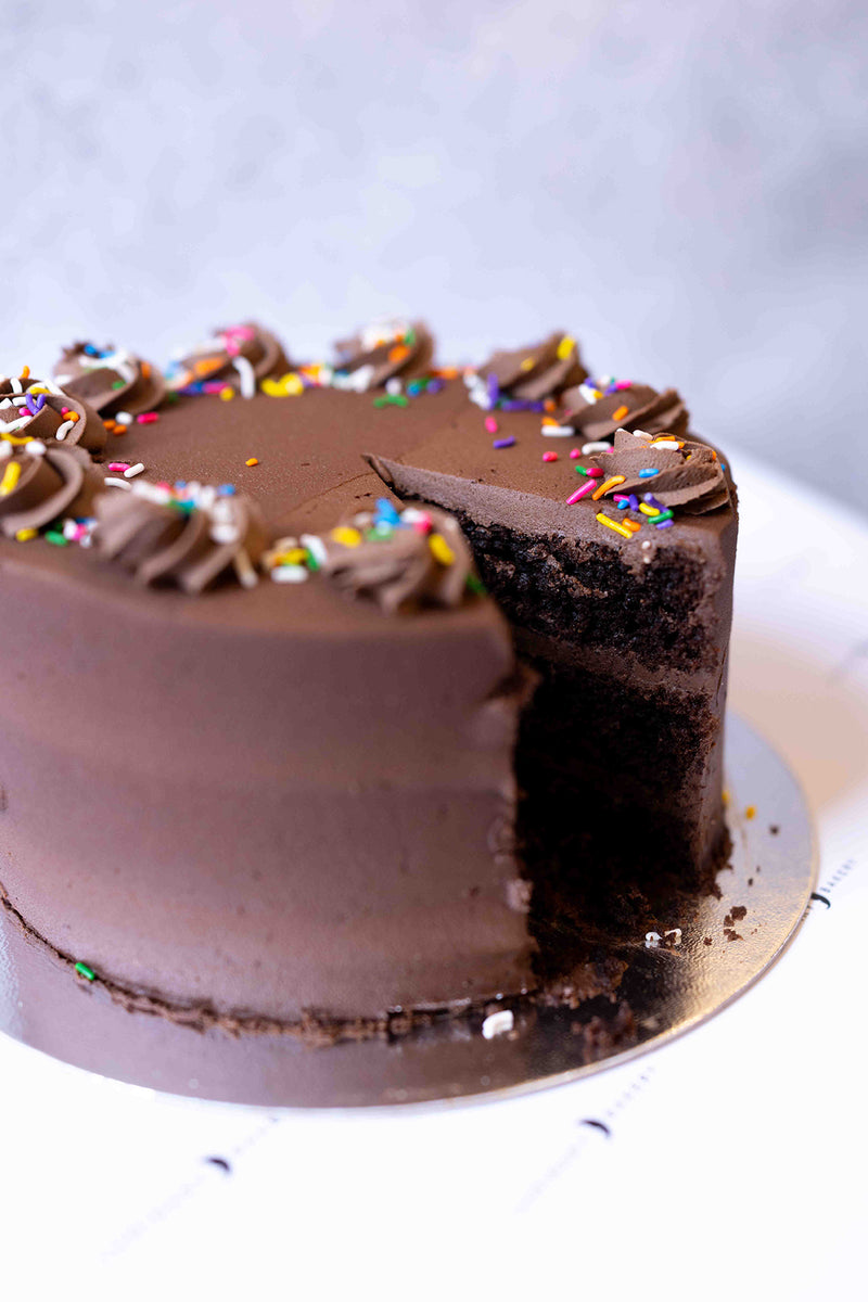 Chocolate Buttercream Birthday Cake