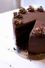 Chocolate Buttercream Birthday Cake