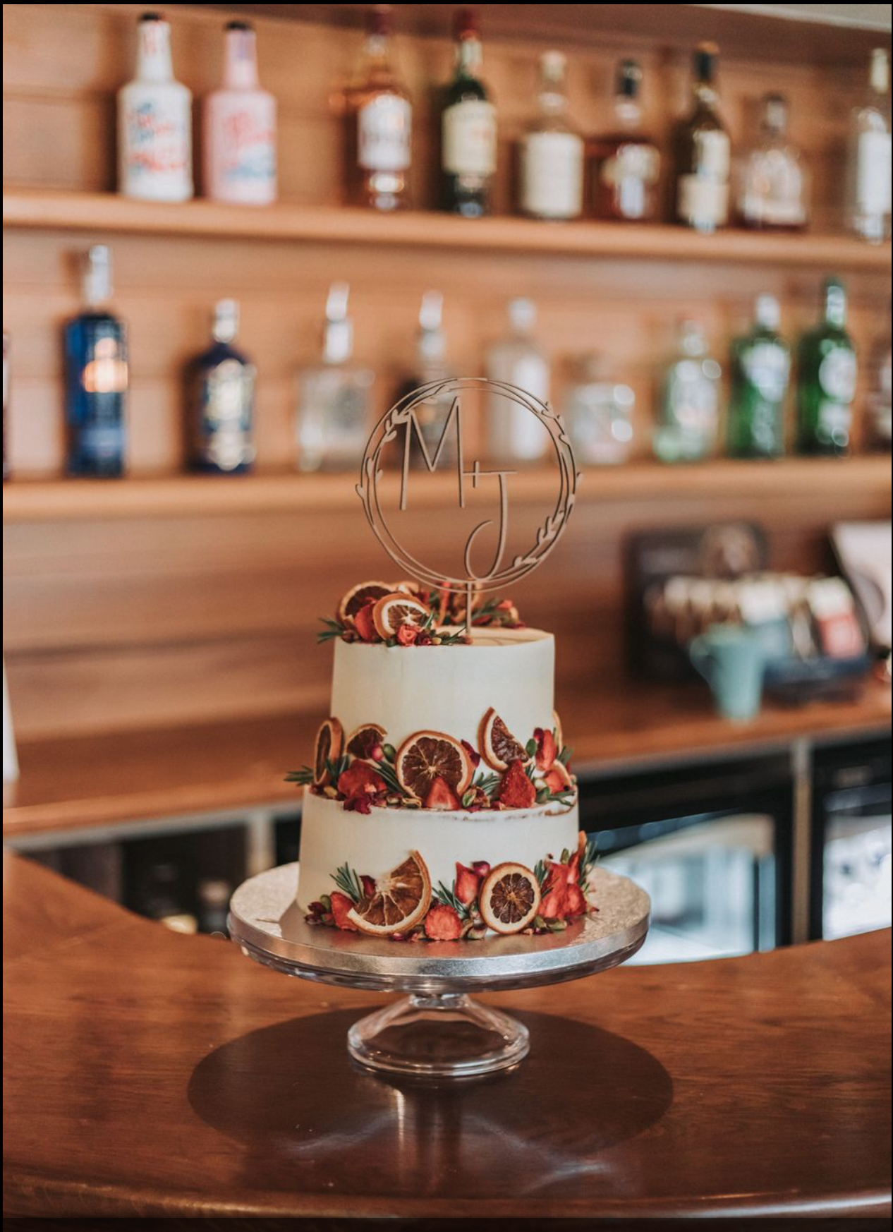 Two Tier Classic Celebration Wedding Cake