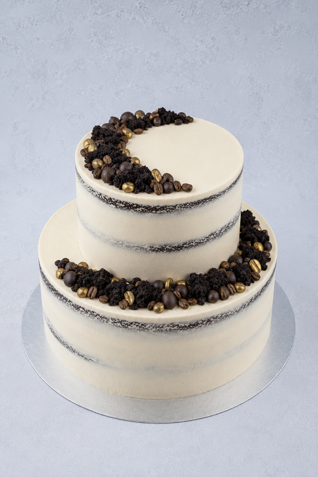 Two Tier Chocolate Coffee Celebration Cake [Plant Based]