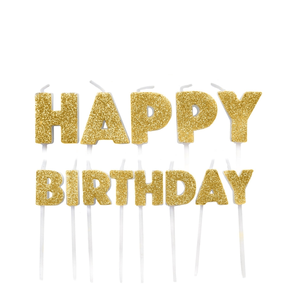 Happy Birthday Candles [Gold]