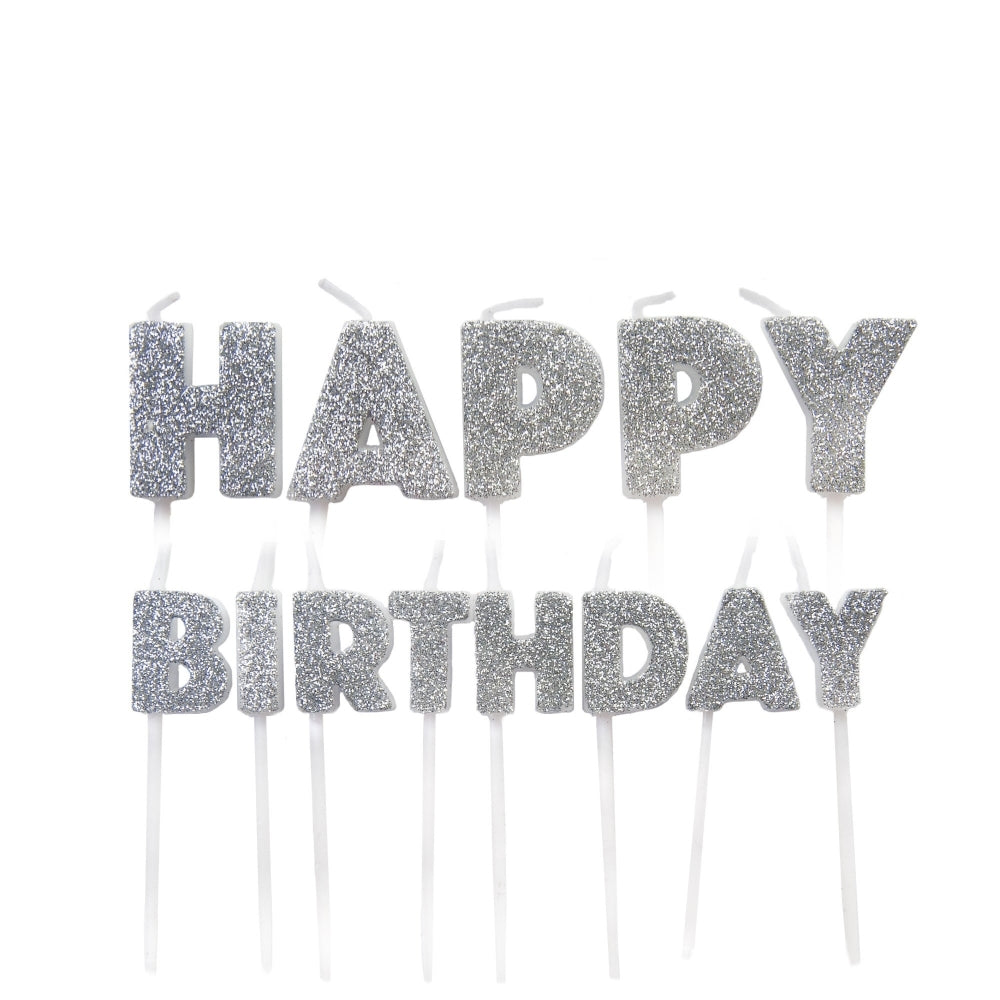 Happy Birthday Candles [Silver]