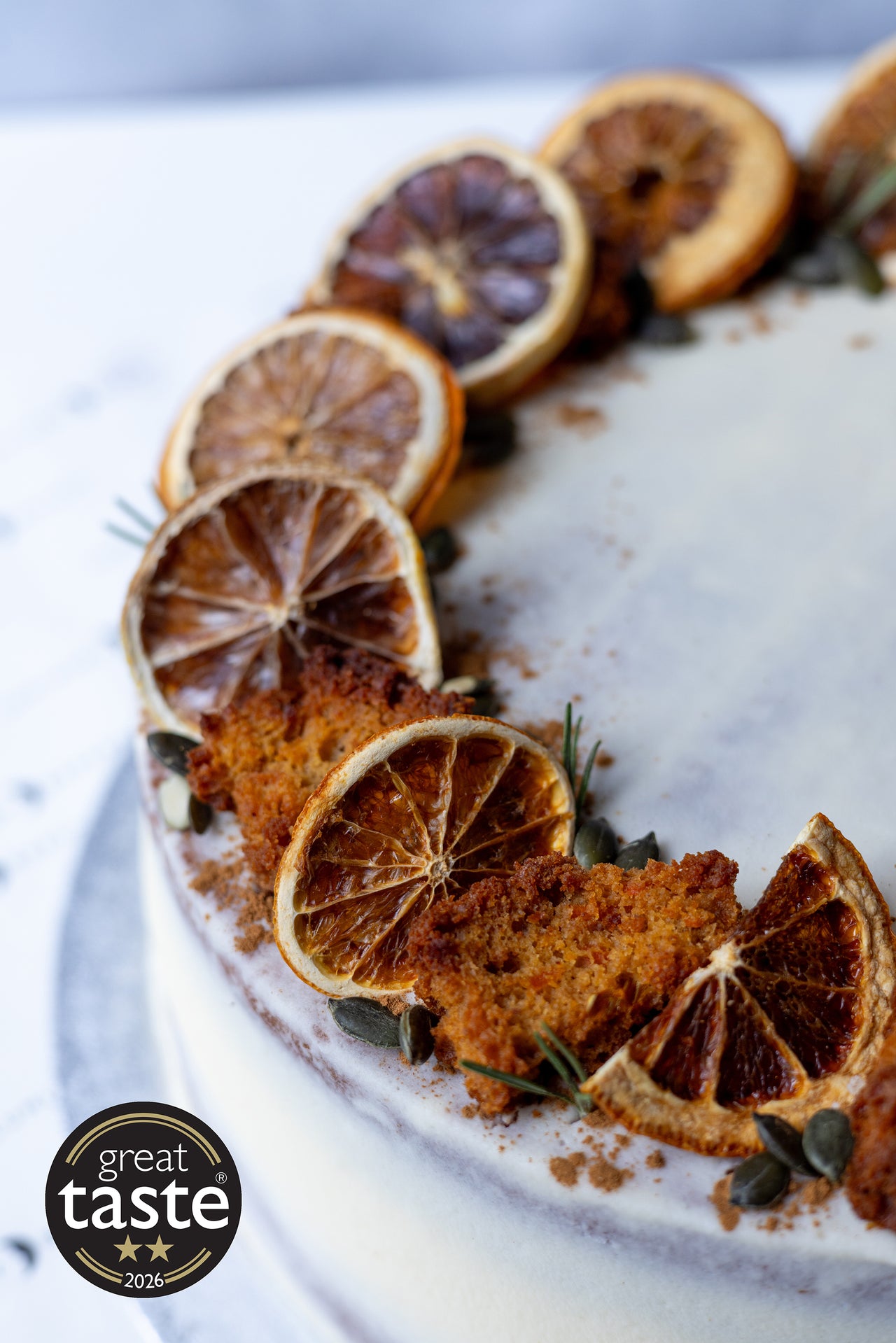 Two Tier Classic Carrot Celebration Cake