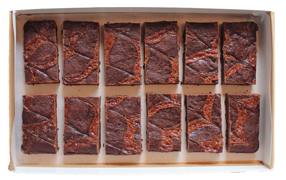 Gluten-Free Salted Caramel and Chocolate Brownie